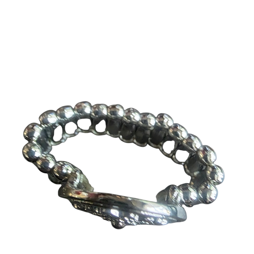 Silver Stretch Ring - Picture 4 of 4
